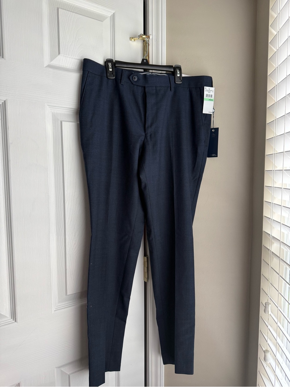 Original Penguin Men's Dark Navy Dress Pants